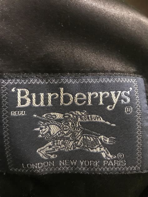 burberry label authentic